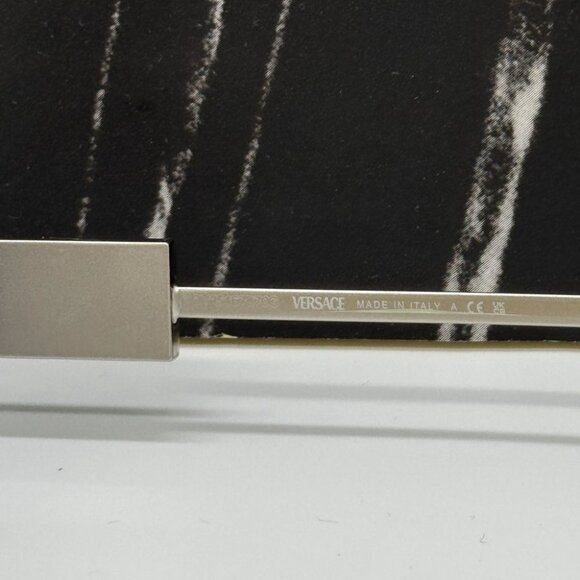 NEW VE2274 1000/80 VERSACE SILVER BLUE WOMEN VERSACE MOD 2274 100080 SUNGLASSES - Picture 11 of 12